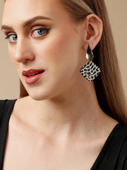 Gold Plated Party Designer Stone Drop Earring