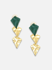 Gold Plated Party Designer Drop Earring