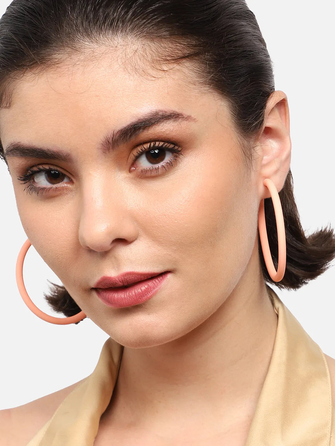 Gold Plated Party Designer Hoop Earring