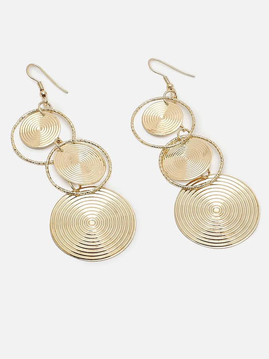 Gold Plated Designer Party Drop Earring