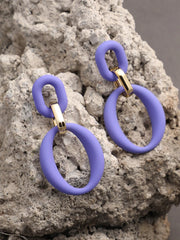 Gold Plated Designer Drop Earring