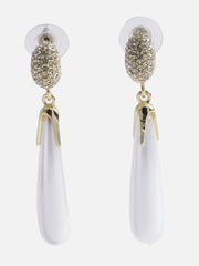 Gold Plated Beaded Drop Earring