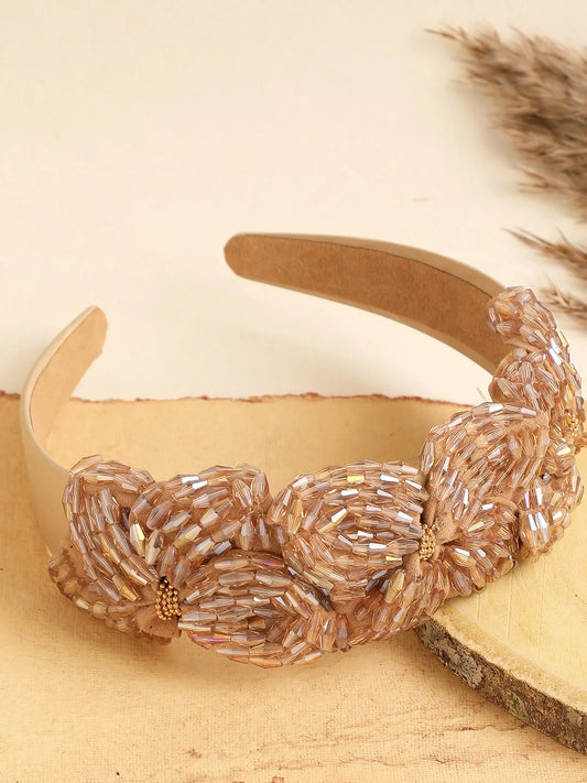 Gold Plated Designer Hair Band