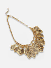 Gold Plated Party Designer Stone Necklace