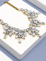 Gold Plated Party Designer Stone Necklace