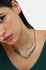 Gold Plated Party Designer Stone Necklace