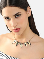 Gold Plated Party Designer Stone Necklace