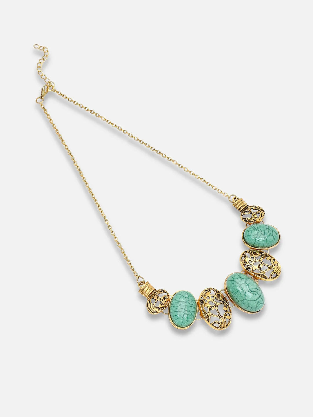 Gold Plated Party Designer Stone Necklace