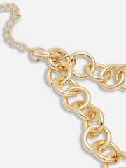 Gold Plated Party Designer Stone Necklace