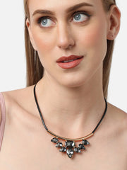 Gold Plated Party Designer Stone Necklace