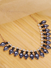 Gold Plated Party Designer Stone Necklace