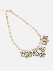 Gold Plated Party Designer Stone Necklace