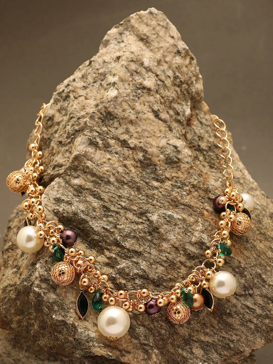 Gold Plated Pearls Necklace