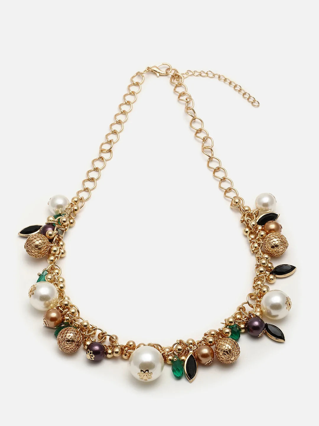 Gold Plated Pearls Necklace