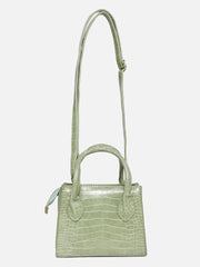 Textured Zip Lock Trendy Hand Bag