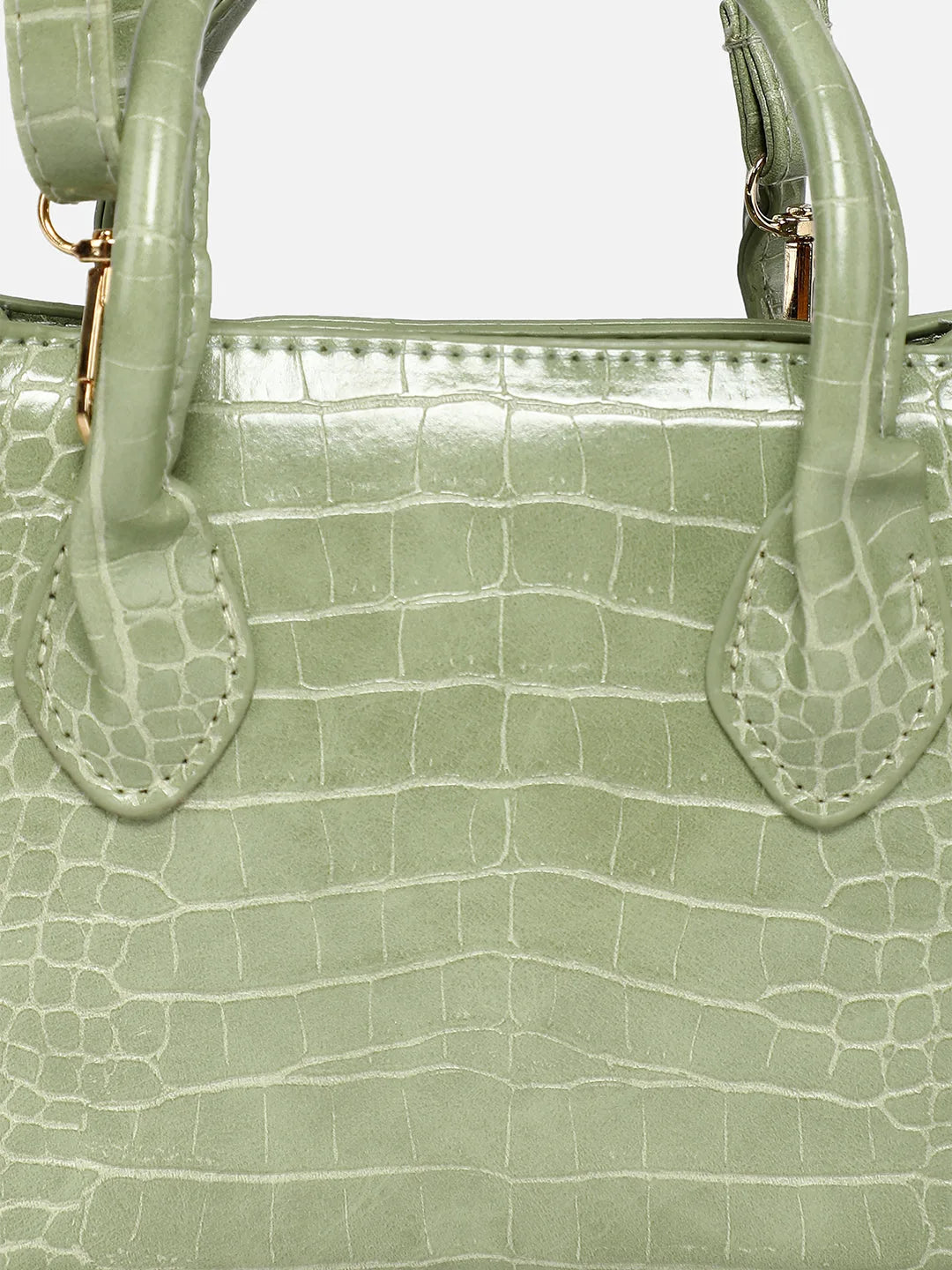 Textured Zip Lock Trendy Hand Bag