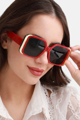 Polarized Polycarbonate Full Rim Oversized Sunglass For Women