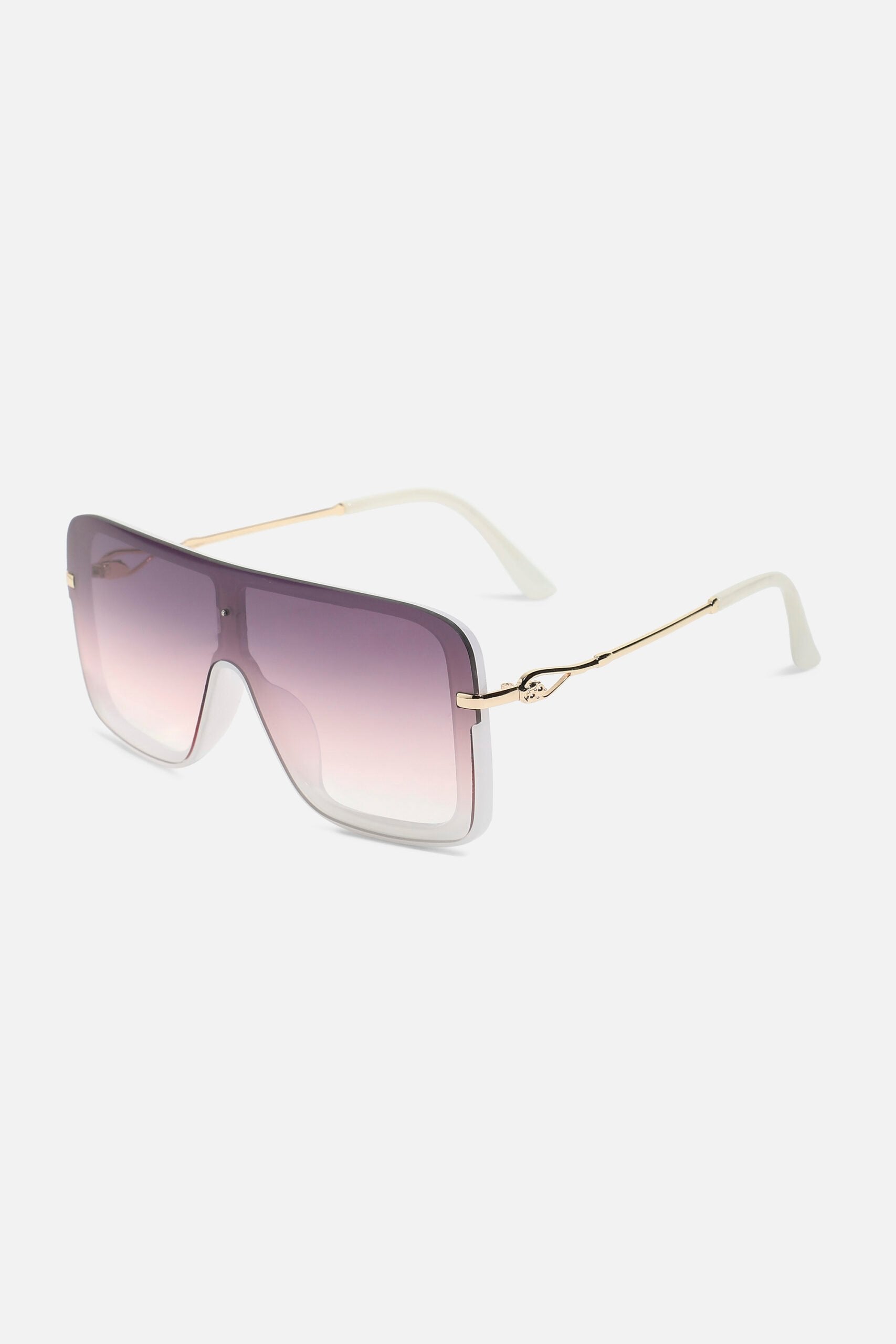 Polarized Alloy Full Rim Oversized Sunglass For Women