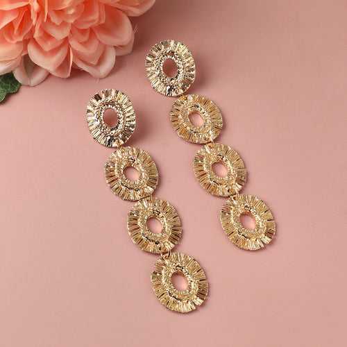 Gold Plated Drop Earrings Earrings