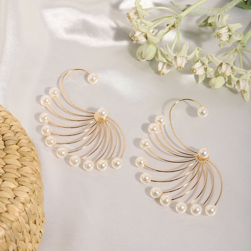 Gold Plated Ear Cuff Earrings