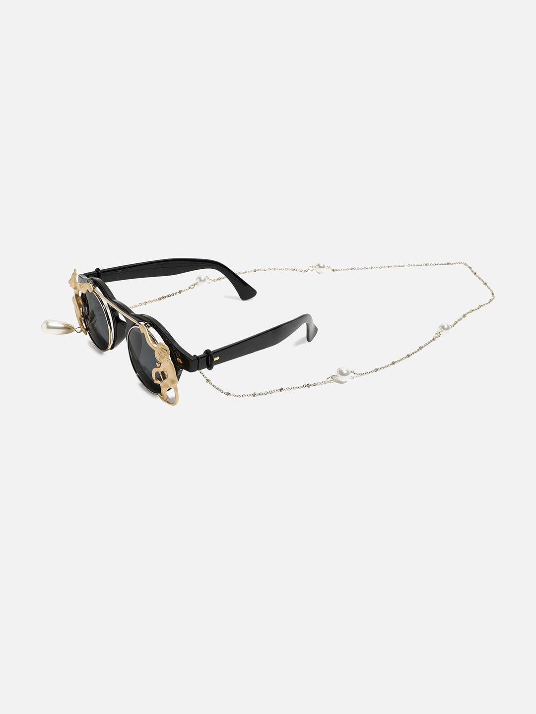 SOHI Gold Plated Party Sunglass