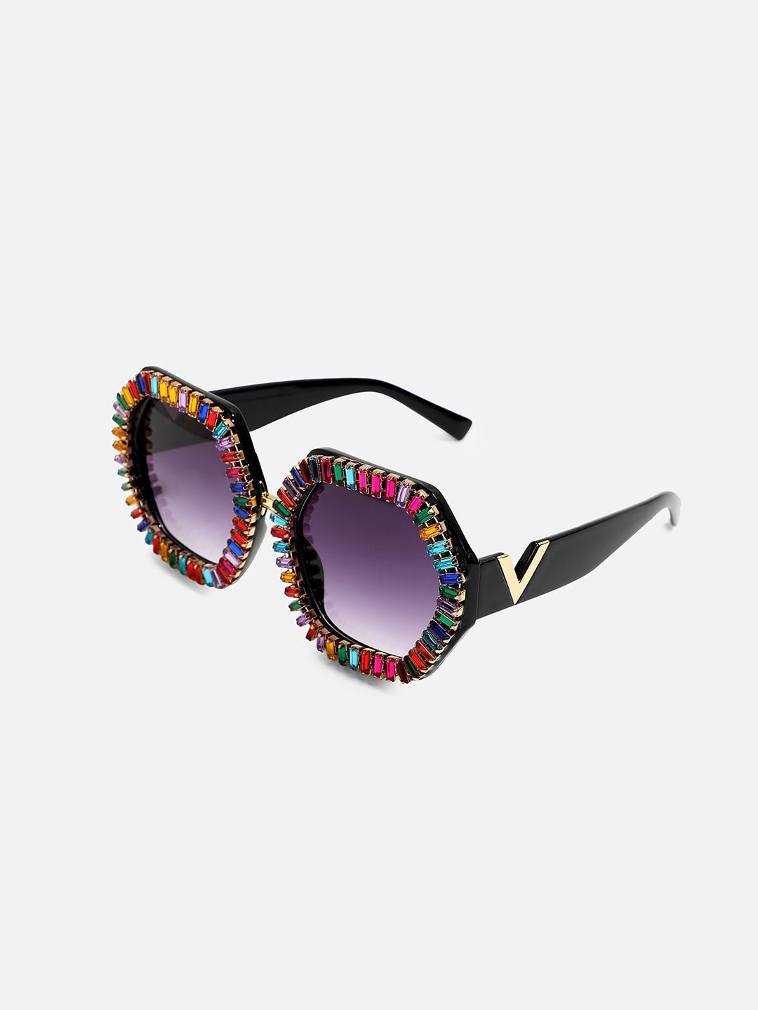 Blinged-Out Eyewear: Bedazzled Sunglasses