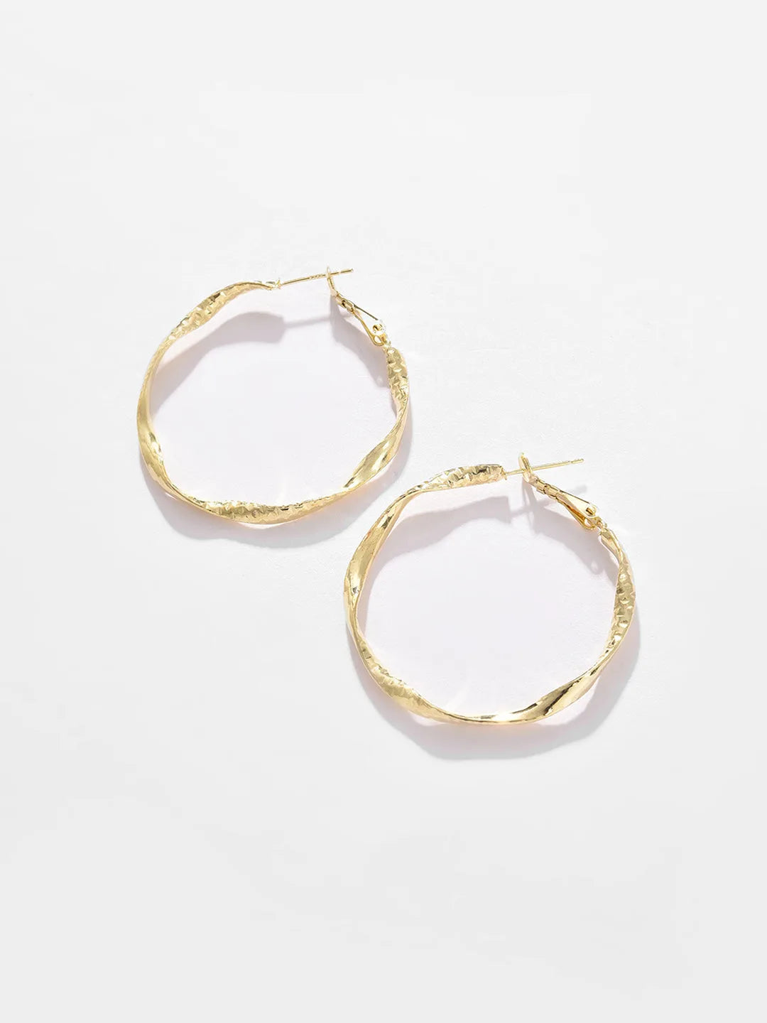 Gold Plated Designer Hoop Earring