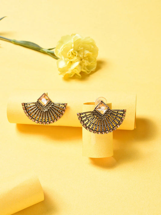 Gold Plated Designer Stud