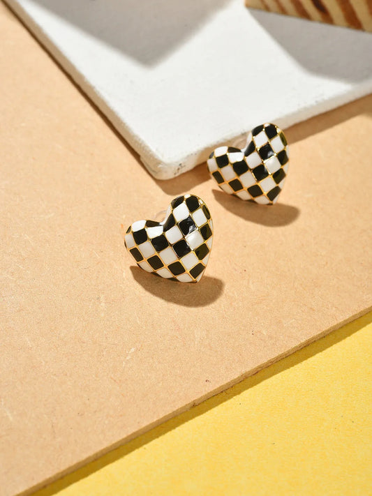 Gold Plated Designer Stud Earrings