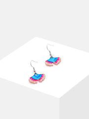 Silver Plated Designer Drop Earrings