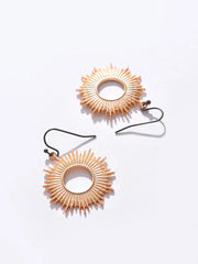 Gold Plated Designer Drop Earrings