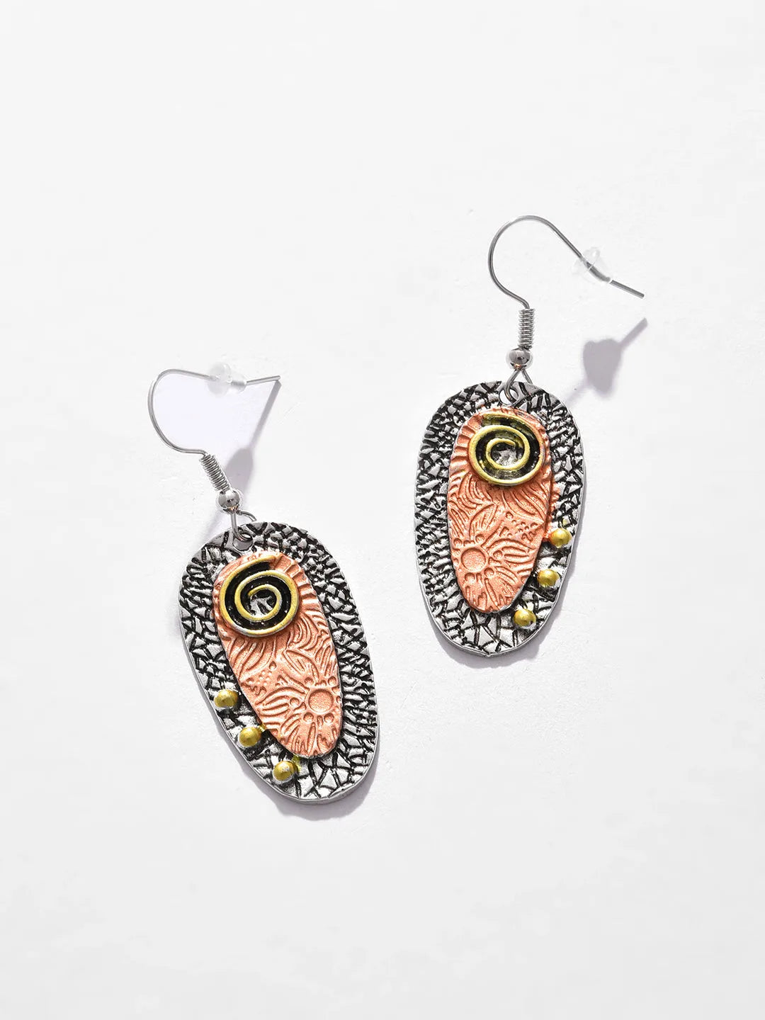 Gold Plated Designer Drop Earrings