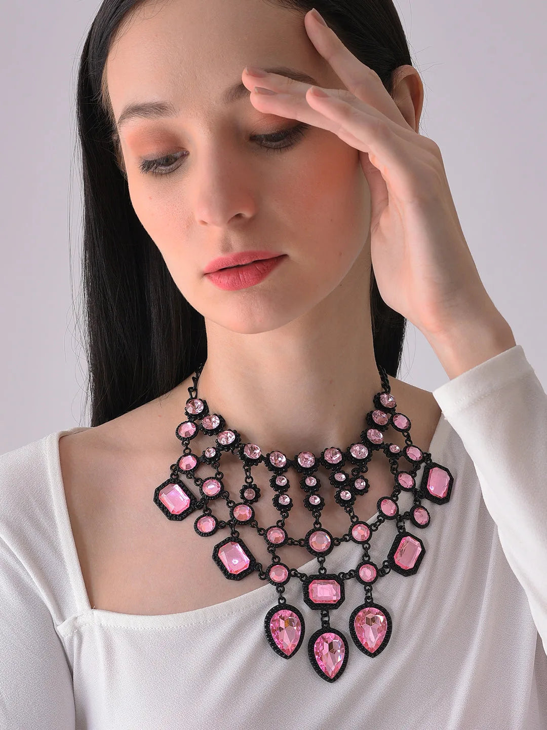 Trendy Designer Stone Necklace