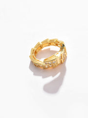 Gold Plated Designer Stone Ring