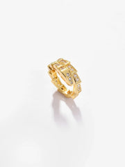 Gold Plated Designer Stone Ring