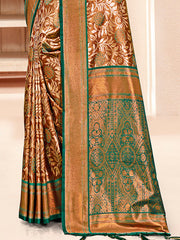 Green Silk Woven Work Traditional Saree