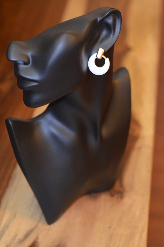 Circle Drop Earrings