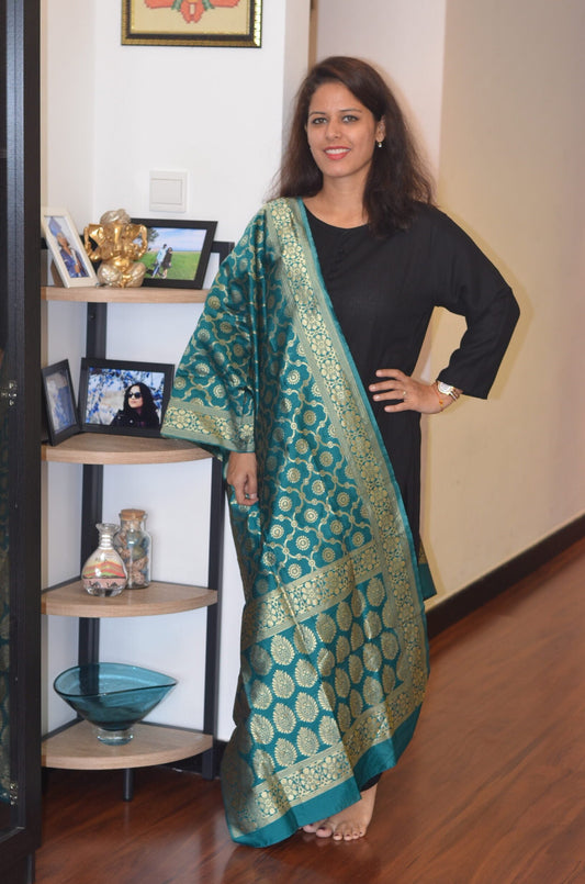 Banarasi Stole-Green