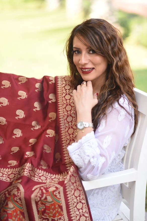 Banarasi Dupatta- Mehroon