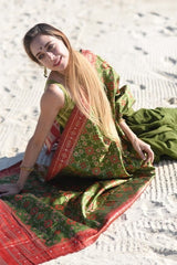 Patola Dupatta- SeaGreen