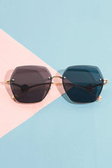 Rimless Oversized Sunglass