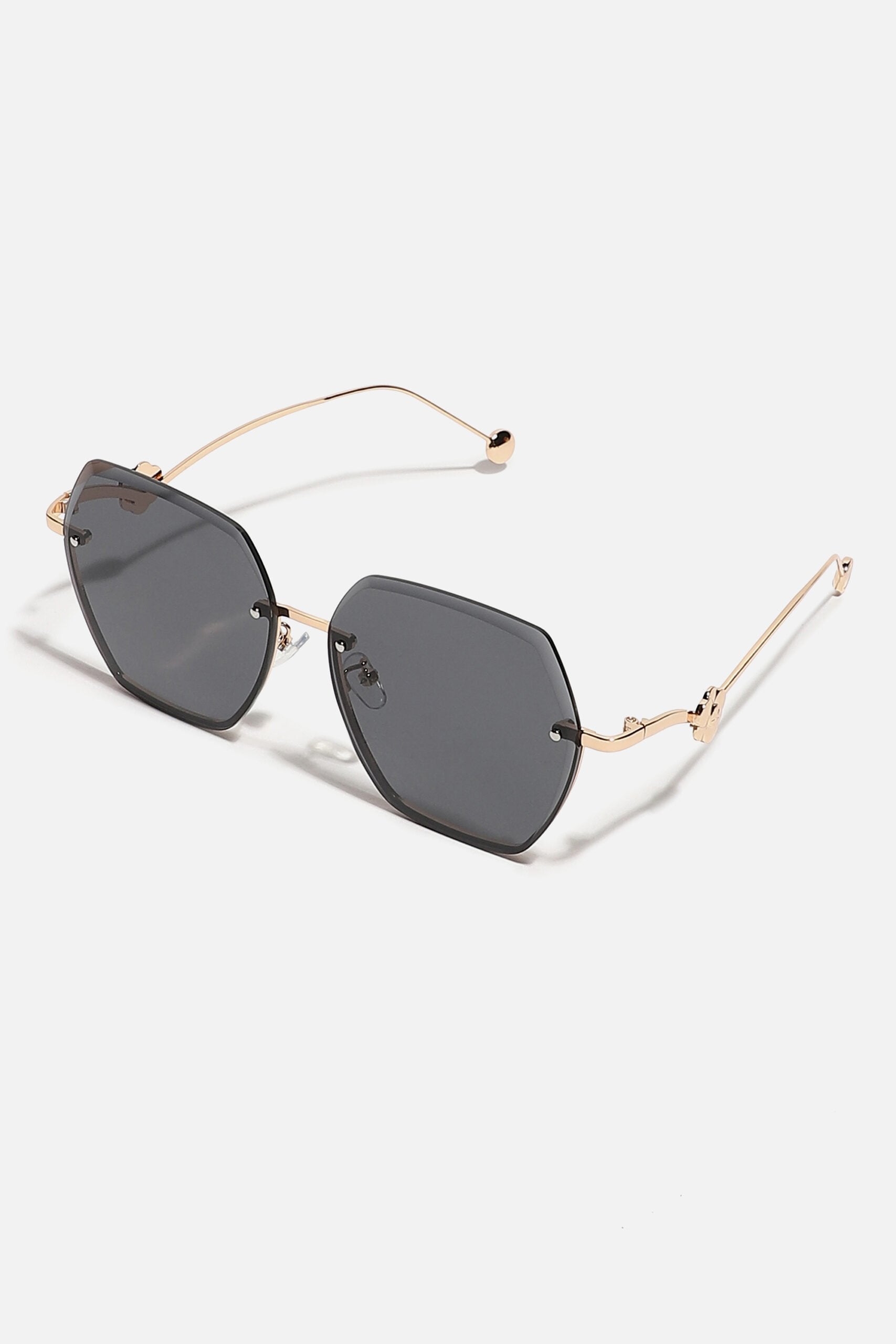 Rimless Oversized Sunglass