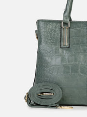 Textured Zip Lock Hand Bag