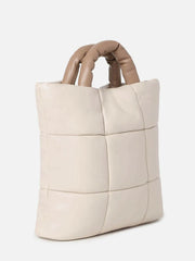 Quilted Zip Lock Tote Bag