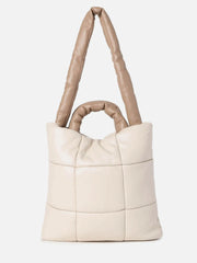 Quilted Zip Lock Tote Bag