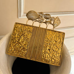 Zarrin Clutch - Gold