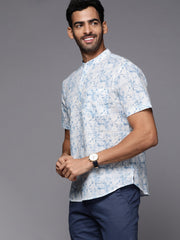 Blue Tie-Dye Cotton Straight Kurtas