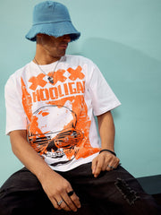 Unisex White HOOLIGAN Oversize T-Shirt