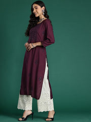 Indo Era Ethnic Motifs Embroidered Sequinned Kurta