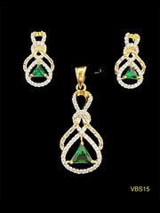 AD-Studded Jewellery Set - VBS15